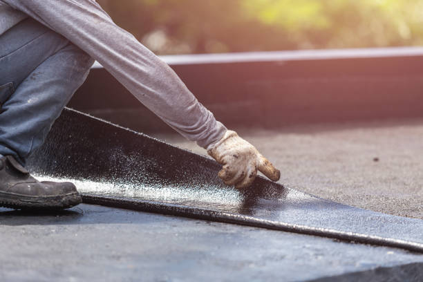 Professional Vapor Barrier Installation technician working in Piney Point, MD